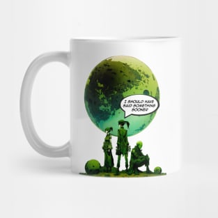 Peace on Earth No. 5: Goodwill Toward Humans "I Should Have Said Something Sooner" Mug